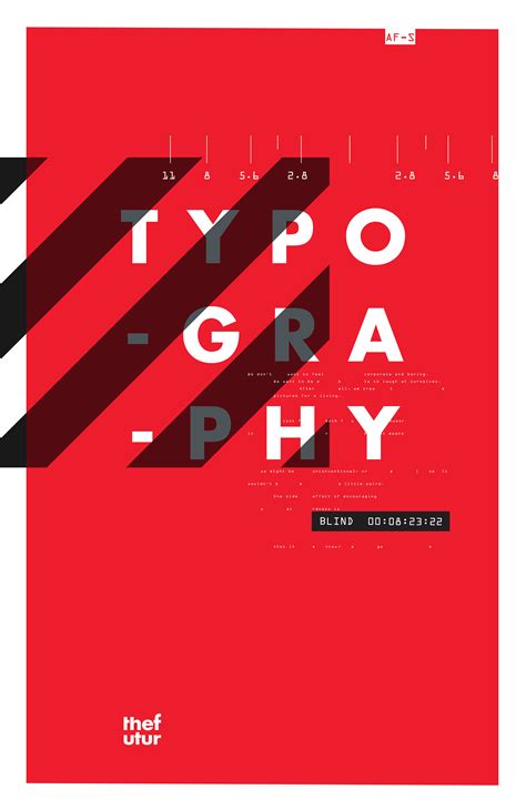 Futur Typographic Posters On Behance Typographic Poster Typography