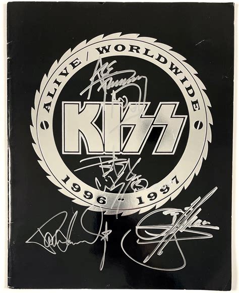 Lot Detail 1996 97 Kiss Alive Worldwide Tour Program Signed By All