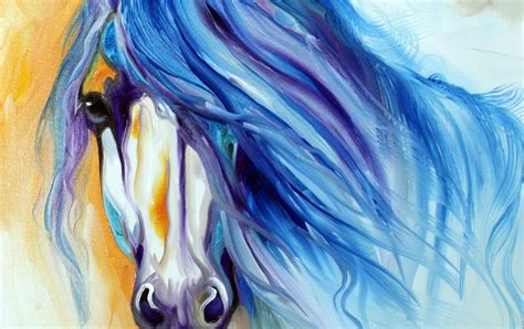 Daily Paintings Fine Art Originals By Marcia Baldwin Starlight Mane