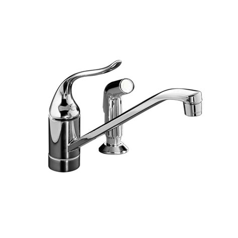 Knowing how to install a kitchen faucet will not only save you some bucks right away, but its technical details will also come in handy with maintenance in the future. KOHLER Coralais Single-Handle Standard Kitchen Faucet with ...