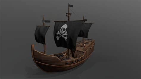 Pirate Ship 3d Model By Stefan Maecker Leodicarryo E3fae8e
