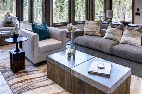 Breckenridge Mountain Modern Rustic Living Room Denver By
