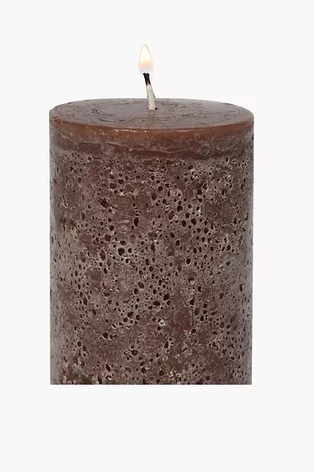Fragranced Rustic Pillar Candle 75x14cm