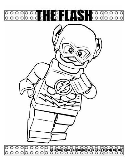 Flash Coloring Lego Pages Sheets Avengers Kid
