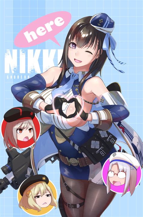 Fune Fune93ojj Anis Nikke Marian Nikke Neon Nikke Rapi Nikke Goddess Of Victory