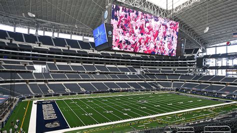 The cowboys compete in the national f. New Turf At Cowboys Stadium