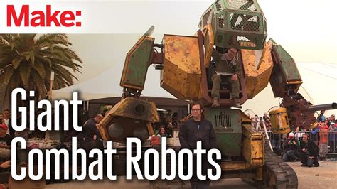 Megabots Giant Humanoid Combat Robots Youtube