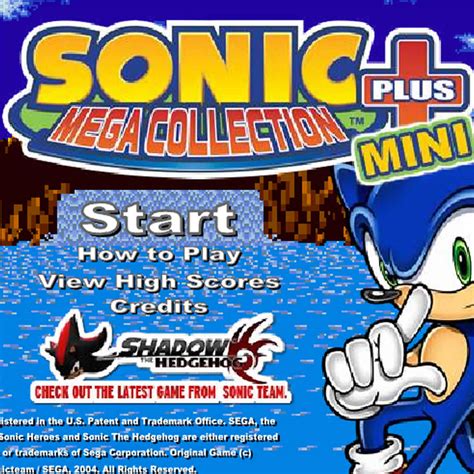 Sonic Mega Collection Plus Mini EmeraldGames Com