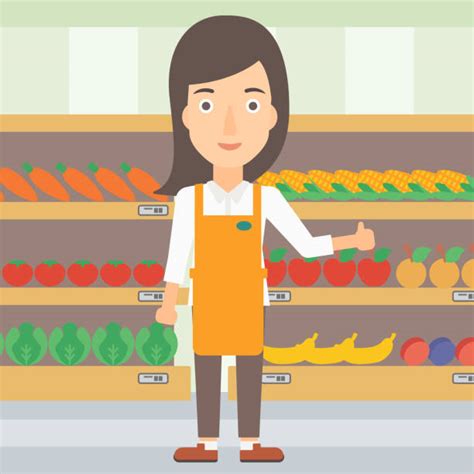 Grocery Store Worker Clip Art All In One Photos