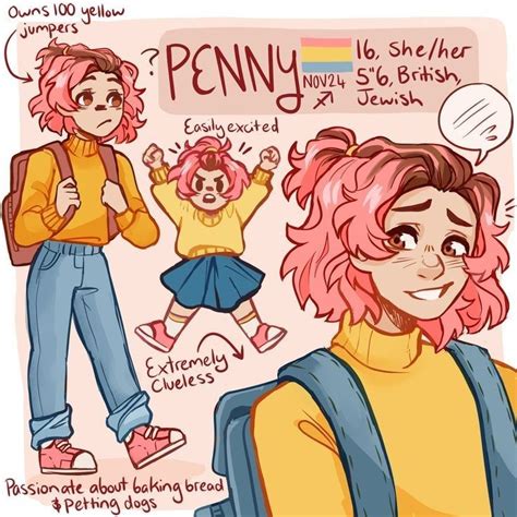 Penny Is Amazing Cute Art Styles Cartoon Art Styles Character Sheet