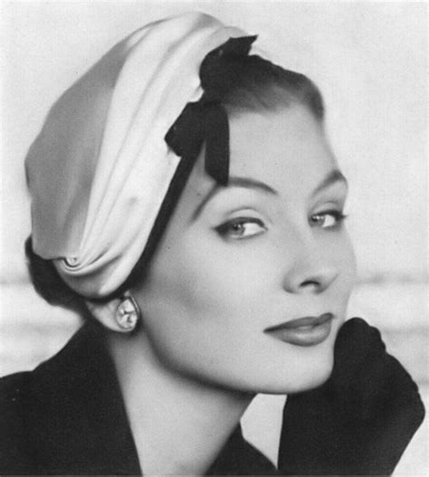 Suzy Parker In A Dior Turban Photo By John Rawlings Vogue September