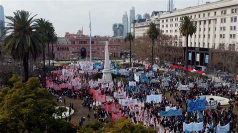 Argentina Thousands March In Anti Govt Protest As Country Battles Soaring Inflation Rates