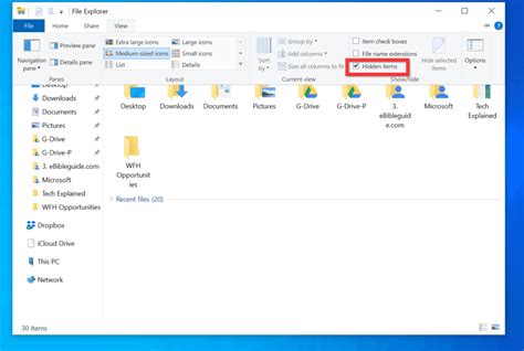 How To Unhide Folders In Windows 10 3 Steps