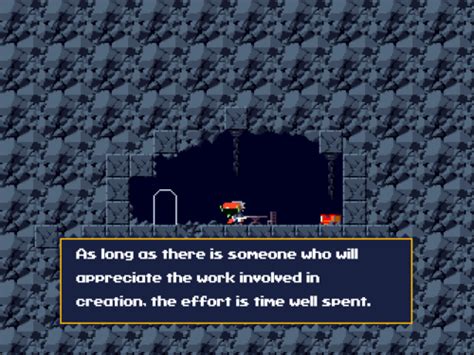 Cavestory Quote Character Quotes Video Game Quotes How To Memorize Things