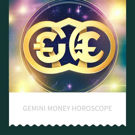 Gemini Money Horoscope Reveals Your Financial Stars