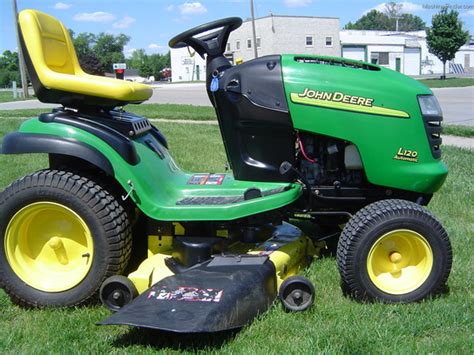 Green parts direct specializes in parts for john deere riding lawnmowers, riding tractors, blowers, chainsaws, trimmers, and a unique part by type. 2004 John Deere L120 Lawn & Garden and Commercial Mowing ...