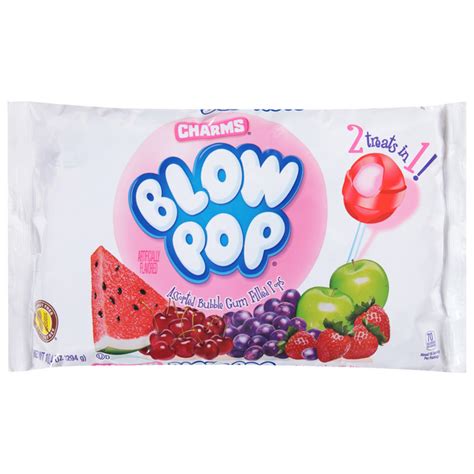 Save On Charms Blow Pops Bubble Gum Filled Assorted Flavors Order Online Delivery Stop And Shop