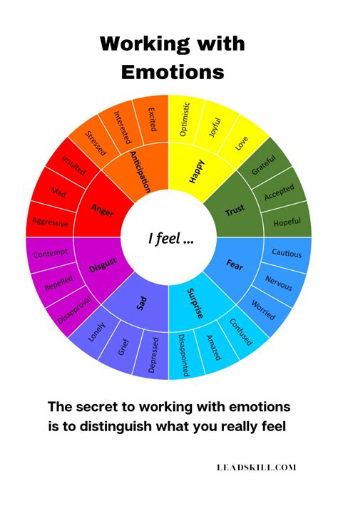 Emotions Expert Wheels Digital Downloads Mastering Emotions For