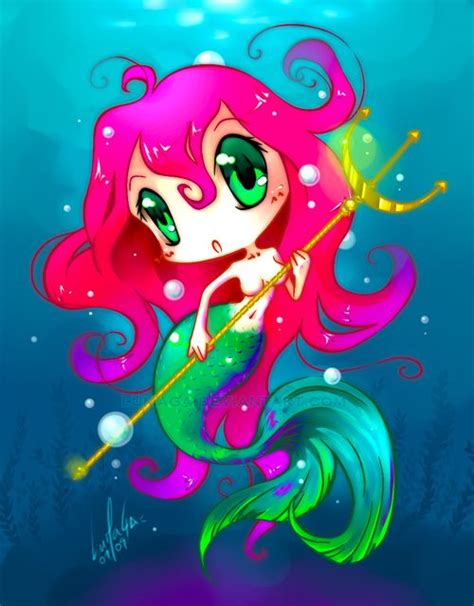 On Deviantart Cute Mermaid