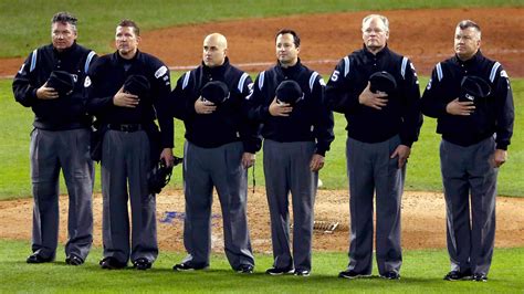 sources umpires mlb agree to 5 year labor deal fox sports