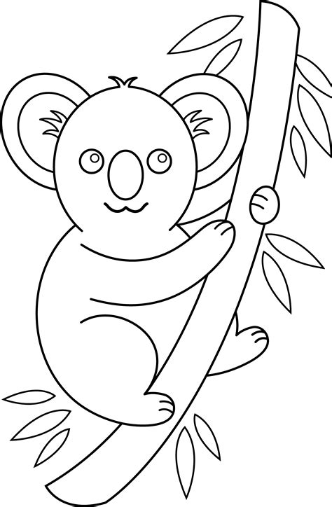 Coloriage Koala 9361 Animaux Dessin à Colorier Coloriages à
