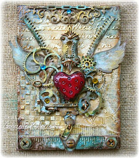 Steampunk Canvas Gabrielle Pollacco With A Video Tutorial Dusty Attic Australian Owned