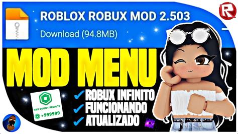 Novo Mod Menu De Roblox Funcionando Dando Robux Infinito Como