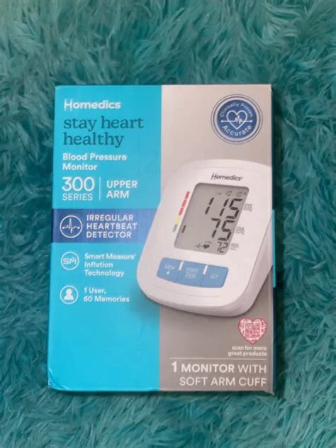 Homedics Upper Arm 300 Series Blood Pressure Monitor Easy 1 Touch