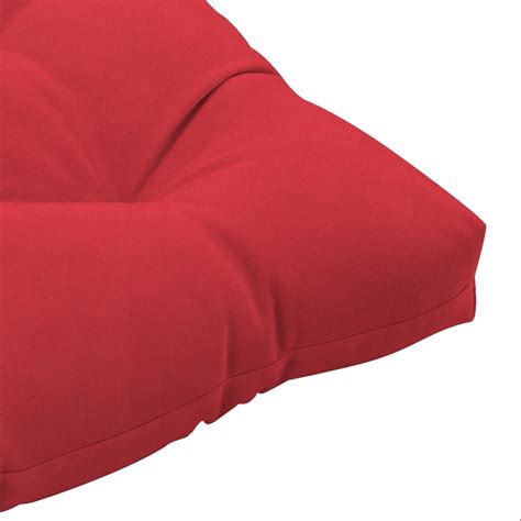 Sunbrella Canvas Jockey Red Small Outdoor Replacement Seat Cushion By