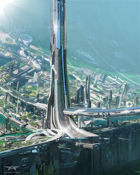 Futuristic Skyscrapers Sci Fi Architecture Amazing Architecture