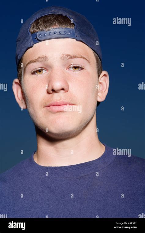 Portrait Of A Teenage Boy Stock Photo Alamy