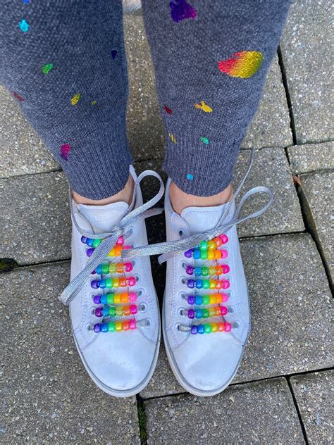 Rainbow Shoelace Bead Kit Etsy