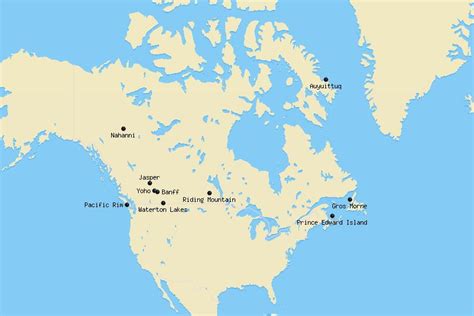 10 Most Beautiful National Parks In Canada With Map Touropia