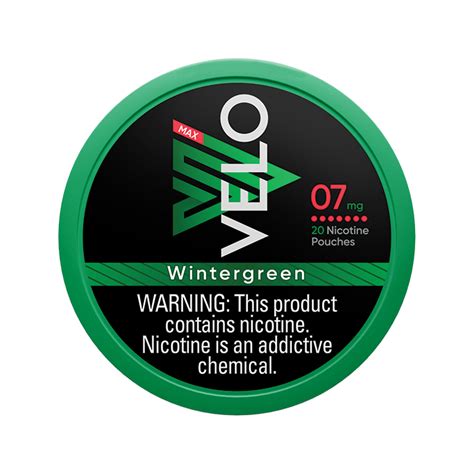 Order Velo Max Pouch Wintergreen 7mg Northerner Us