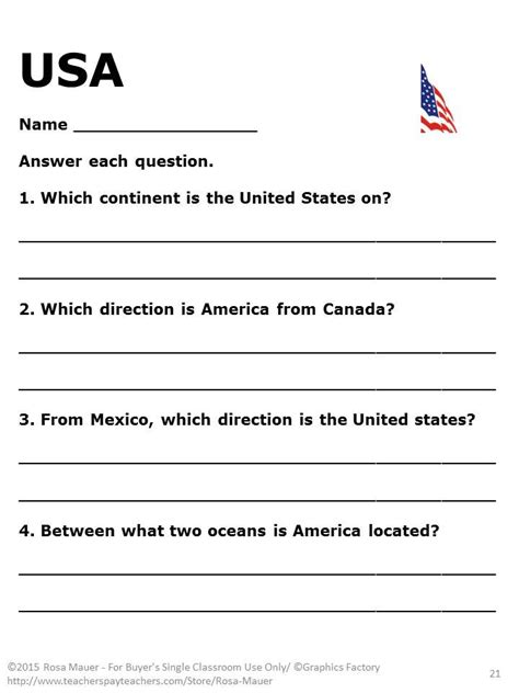 Us History Questions For 5th Graders