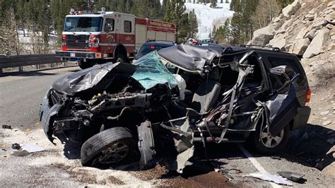 Mt Rose Highway Reopened After 2 Car Crash