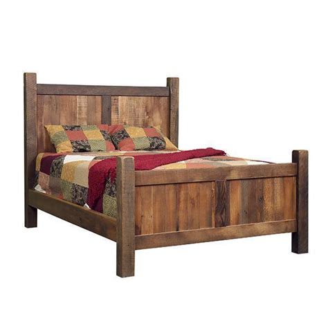 Reclaimed Barnwood Farmhouse Bed From Dutchcrafters Amish Furniture