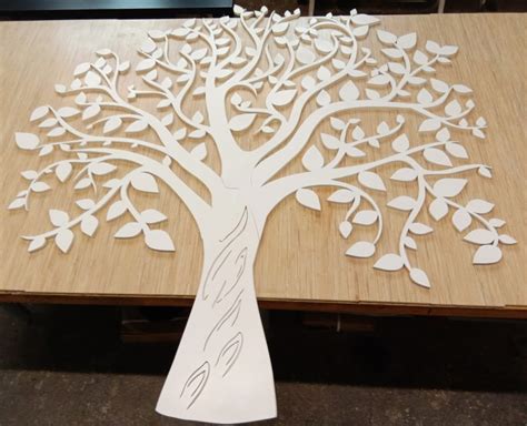 Tree Wall Decor Template Laser Cut Free Cdr File Free Download