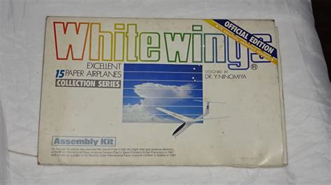 Whitewings Excellent 15 Paper Airplanes Assembly Kit Collection Series