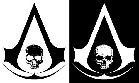 Assassin S Creed Black Flag Skull Logo By Ceekaysickart On Deviantart
