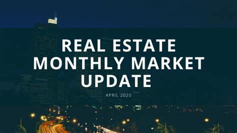 Real Estate Monthly Market Update April2020 Skillrealty Subodh