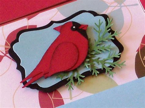 Cardinal Punch Art Bjl Christmas Projects Christmas Time Paper