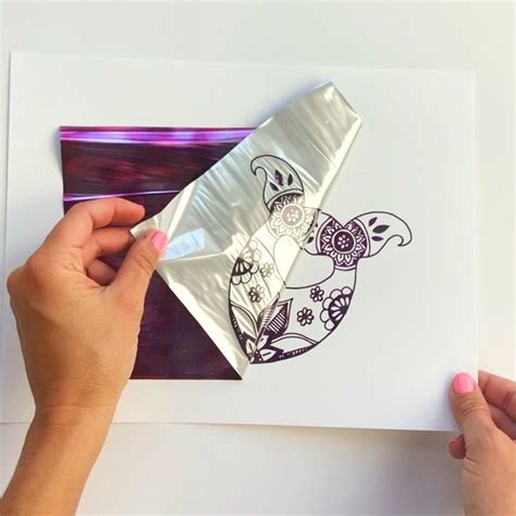 Diy Foil Art Prints How To Make Your Own Foil Art • Color Made Happy