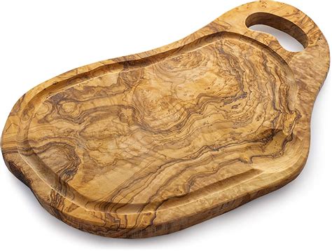 Trays And Platters Olive Wood Serving Charcuterie Cheese Board With