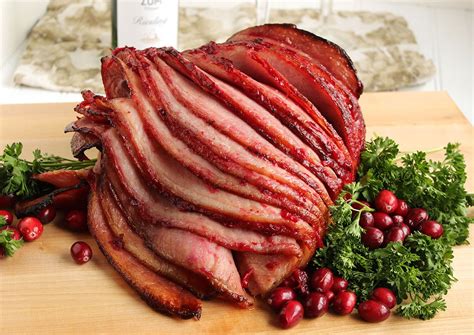Riesling-Cranberry Glazed Spiral Ham | Recipe | Spiral ham, Recipes, Spiral sliced ham