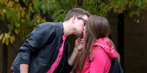 Kissing Prank Turns Shirts Pink Huffpost