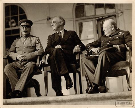 World War Ii Original Press Photograph Of Winston Churchill With