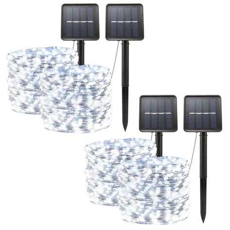 Macgin 72ft 200 Led Solar String Lights Extra Bright Solar Outdoor