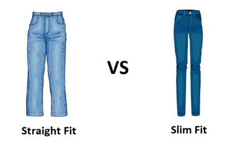 Straight Fit Vs Slim Fit What Is The Difference