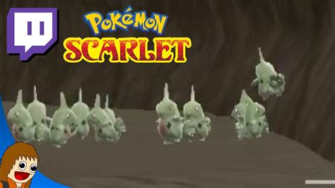The Wall Is Birthing Larvitar Shiny Hunting In Pokemon Scarlet Youtube